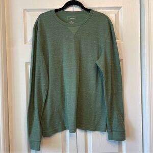 Sonoma Green Textured Long Sleeve Men’s Shirt